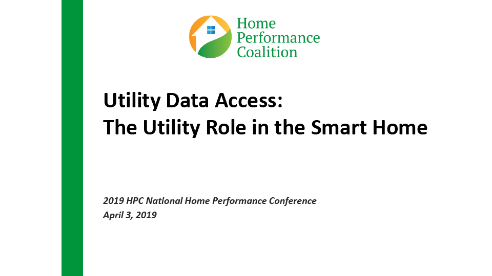 Document download: VEIC: Utility Data Access – The Utility Role in the Smart Home